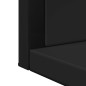 vidaXL Badspiegel mit Ablage Schwarz 50x12x60 cm Holzwerkstoff vidaXL Badspiegel mit Ablage Schwarz 50x12x60 cm Holzwerkstoff