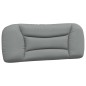 vidaXL Bettgestell mit Kopfteil Hellgrau 100x200 cm Stoff vidaXL Bettgestell mit Kopfteil Hellgrau 100x200 cm Stoff