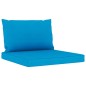 vidaXL 6-tlg. Garten-Lounge-Set mit Hellblauen Kissen vidaXL 6-tlg. Garten-Lounge-Set mit Hellblauen Kissen