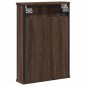 vidaXL Bad-Spiegelschrank Braun Eiche-Optik 42x12x60cm Holzwerkstoff vidaXL Bad-Spiegelschrank Braun Eiche-Optik 42x12x60cm Holzwerkstoff
