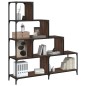 vidaXL Bücherregal 4 Etagen Braun Eichen-Optik 139x33,5x149 cm vidaXL Bücherregal 4 Etagen Braun Eichen-Optik 139x33,5x149 cm
