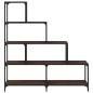 vidaXL Bücherregal 4 Etagen Braun Eichen-Optik 139x33,5x149 cm vidaXL Bücherregal 4 Etagen Braun Eichen-Optik 139x33,5x149 cm
