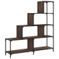 vidaXL Bücherregal 4 Etagen Braun Eichen-Optik 139x33,5x149 cm vidaXL Bücherregal 4 Etagen Braun Eichen-Optik 139x33,5x149 cm