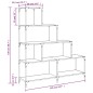 vidaXL Bücherregal 4 Etagen Braun Eichen-Optik 139x33,5x149 cm vidaXL Bücherregal 4 Etagen Braun Eichen-Optik 139x33,5x149 cm