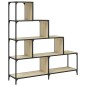vidaXL Bücherregal 4 Etagen Sonoma-Eiche 139x33,5x149 cm Holzwerkstoff vidaXL Bücherregal 4 Etagen Sonoma-Eiche 139x33,5x149 cm Holzwerkstoff