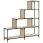 vidaXL Bücherregal 4 Etagen Sonoma-Eiche 139x33,5x149 cm Holzwerkstoff vidaXL Bücherregal 4 Etagen Sonoma-Eiche 139x33,5x149 cm Holzwerkstoff