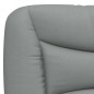 vidaXL Bettgestell mit Kopfteil Hellgrau 120x200 cm Stoff vidaXL Bettgestell mit Kopfteil Hellgrau 120x200 cm Stoff