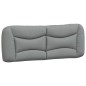 vidaXL Bettgestell mit Kopfteil Hellgrau 140x200 cm Stoff vidaXL Bettgestell mit Kopfteil Hellgrau 140x200 cm Stoff
