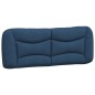 vidaXL Bettgestell mit Kopfteil Blau 120x200 cm Stoff vidaXL Bettgestell mit Kopfteil Blau 120x200 cm Stoff