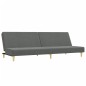 vidaXL Schlafsofa 2-Sitzer mit Fußhocker Dunkelgrau Stoff vidaXL Schlafsofa 2-Sitzer mit Fußhocker Dunkelgrau Stoff