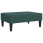 vidaXL Schlafsofa 2-Sitzer mit Fußhocker Dunkelgrün Samt vidaXL Schlafsofa 2-Sitzer mit Fußhocker Dunkelgrün Samt