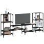 vidaXL TV-Schrank Schwarz 206,5x28,5x95 cm Holzwerkstoff vidaXL TV-Schrank Schwarz 206,5x28,5x95 cm Holzwerkstoff