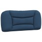 vidaXL Bettgestell mit Kopfteil Blau 90x200 cm Stoff vidaXL Bettgestell mit Kopfteil Blau 90x200 cm Stoff
