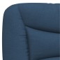 vidaXL Bettgestell mit Kopfteil Blau 90x200 cm Stoff vidaXL Bettgestell mit Kopfteil Blau 90x200 cm Stoff