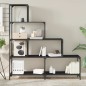 vidaXL Bücherregal 4 Etagen Schwarz 139x33,5x149 cm Holzwerkstoff vidaXL Bücherregal 4 Etagen Schwarz 139x33,5x149 cm Holzwerkstoff