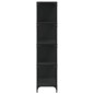 vidaXL Bücherregal 4 Etagen Schwarz 139x33,5x149 cm Holzwerkstoff vidaXL Bücherregal 4 Etagen Schwarz 139x33,5x149 cm Holzwerkstoff