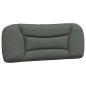 vidaXL Bettgestell mit Kopfteil Dunkelgrau 100x200 cm Stoff vidaXL Bettgestell mit Kopfteil Dunkelgrau 100x200 cm Stoff