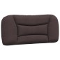 vidaXL Bettgestell mit Kopfteil Dunkelbraun 80x200 cm Stoff vidaXL Bettgestell mit Kopfteil Dunkelbraun 80x200 cm Stoff