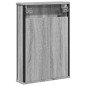 vidaXL Bad-Spiegelschrank Grau Sonoma 42x12x60 cm Holzwerkstoff vidaXL Bad-Spiegelschrank Grau Sonoma 42x12x60 cm Holzwerkstoff