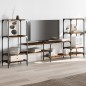 vidaXL TV-Schrank Räuchereiche 206,5x28,5x95 cm Holzwerkstoff vidaXL TV-Schrank Räuchereiche 206,5x28,5x95 cm Holzwerkstoff