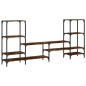 vidaXL TV-Schrank Räuchereiche 206,5x28,5x95 cm Holzwerkstoff vidaXL TV-Schrank Räuchereiche 206,5x28,5x95 cm Holzwerkstoff