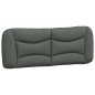 vidaXL Bettgestell mit Kopfteil Dunkelgrau 120x200 cm Stoff vidaXL Bettgestell mit Kopfteil Dunkelgrau 120x200 cm Stoff