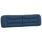 vidaXL Bettgestell mit Kopfteil Blau 200x200 cm Stoff vidaXL Bettgestell mit Kopfteil Blau 200x200 cm Stoff