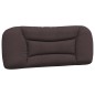 vidaXL Bettgestell mit Kopfteil Dunkelbraun 100x200 cm Stoff vidaXL Bettgestell mit Kopfteil Dunkelbraun 100x200 cm Stoff