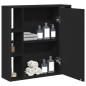 vidaXL Bad-Spiegelschrank Schwarz 60x16x60 cm Holzwerkstoff vidaXL Bad-Spiegelschrank Schwarz 60x16x60 cm Holzwerkstoff