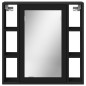 vidaXL Bad-Spiegelschrank Schwarz 60x16x60 cm Holzwerkstoff vidaXL Bad-Spiegelschrank Schwarz 60x16x60 cm Holzwerkstoff