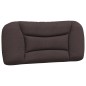 vidaXL Bettgestell mit Kopfteil Dunkelbraun 90x190 cm Stoff vidaXL Bettgestell mit Kopfteil Dunkelbraun 90x190 cm Stoff