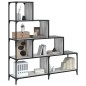 vidaXL Bücherregal 4 Etagen Grau Sonoma 139x33,5x149 cm Holzwerkstoff vidaXL Bücherregal 4 Etagen Grau Sonoma 139x33,5x149 cm Holzwerkstoff