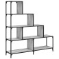 vidaXL Bücherregal 4 Etagen Grau Sonoma 139x33,5x149 cm Holzwerkstoff vidaXL Bücherregal 4 Etagen Grau Sonoma 139x33,5x149 cm Holzwerkstoff