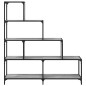 vidaXL Bücherregal 4 Etagen Grau Sonoma 139x33,5x149 cm Holzwerkstoff vidaXL Bücherregal 4 Etagen Grau Sonoma 139x33,5x149 cm Holzwerkstoff