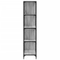 vidaXL Bücherregal 4 Etagen Grau Sonoma 139x33,5x149 cm Holzwerkstoff vidaXL Bücherregal 4 Etagen Grau Sonoma 139x33,5x149 cm Holzwerkstoff