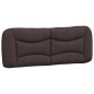vidaXL Bettgestell mit Kopfteil Dunkelbraun 120x200 cm Stoff vidaXL Bettgestell mit Kopfteil Dunkelbraun 120x200 cm Stoff