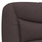 vidaXL Bettgestell mit Kopfteil Dunkelbraun 140x200 cm Stoff vidaXL Bettgestell mit Kopfteil Dunkelbraun 140x200 cm Stoff