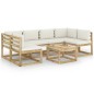 7-tlg. Garten-Lounge-Set mit Kissen Imprägniertes Kiefernholz 7-tlg. Garten-Lounge-Set mit Kissen Imprägniertes Kiefernholz