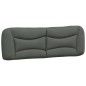 vidaXL Bettgestell mit Kopfteil Dunkelgrau 160x200 cm Stoff vidaXL Bettgestell mit Kopfteil Dunkelgrau 160x200 cm Stoff