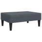 vidaXL Schlafsofa 2-Sitzer mit Kissen und Fußhocker Dunkelgrau Samt vidaXL Schlafsofa 2-Sitzer mit Kissen und Fußhocker Dunkelgrau Samt