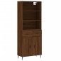 Highboard Braun Eichen-Optik 69,5x34x180 cm Holzwerkstoff Highboard Braun Eichen-Optik 69,5x34x180 cm Holzwerkstoff