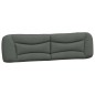 vidaXL Bettgestell mit Kopfteil Dunkelgrau 200x200 cm Stoff vidaXL Bettgestell mit Kopfteil Dunkelgrau 200x200 cm Stoff