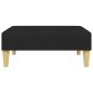 vidaXL Schlafsofa 2-Sitzer mit Fußhocker Schwarz Stoff vidaXL Schlafsofa 2-Sitzer mit Fußhocker Schwarz Stoff