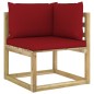 6-tlg. Garten-Lounge-Set mit Kissen Kiefernholz Imprägniert 6-tlg. Garten-Lounge-Set mit Kissen Kiefernholz Imprägniert