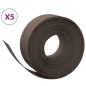 vidaXL Rasenkanten 5 Stk. Braun 10 m 20 cm Polyethylen vidaXL Rasenkanten 5 Stk. Braun 10 m 20 cm Polyethylen