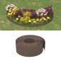 vidaXL Rasenkanten 4 Stk. Braun 10 m 20 cm Polyethylen vidaXL Rasenkanten 4 Stk. Braun 10 m 20 cm Polyethylen