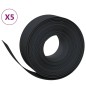 vidaXL Rasenkanten 5 Stk. Schwarz 10 m 20 cm Polyethylen vidaXL Rasenkanten 5 Stk. Schwarz 10 m 20 cm Polyethylen