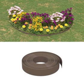 vidaXL Rasenkanten 5 Stk. Braun 10 m 10 cm Polyethylen
