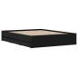 vidaXL Bettgestell mit Schubladen Schwarz 140x200 cm Holzwerkstoff vidaXL Bettgestell mit Schubladen Schwarz 140x200 cm Holzwerkstoff