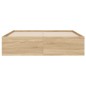 vidaXL Bettgestell mit Schubladen Sonoma-Eiche 135x190cm Holzwerkstoff vidaXL Bettgestell mit Schubladen Sonoma-Eiche 135x190cm Holzwerkstoff